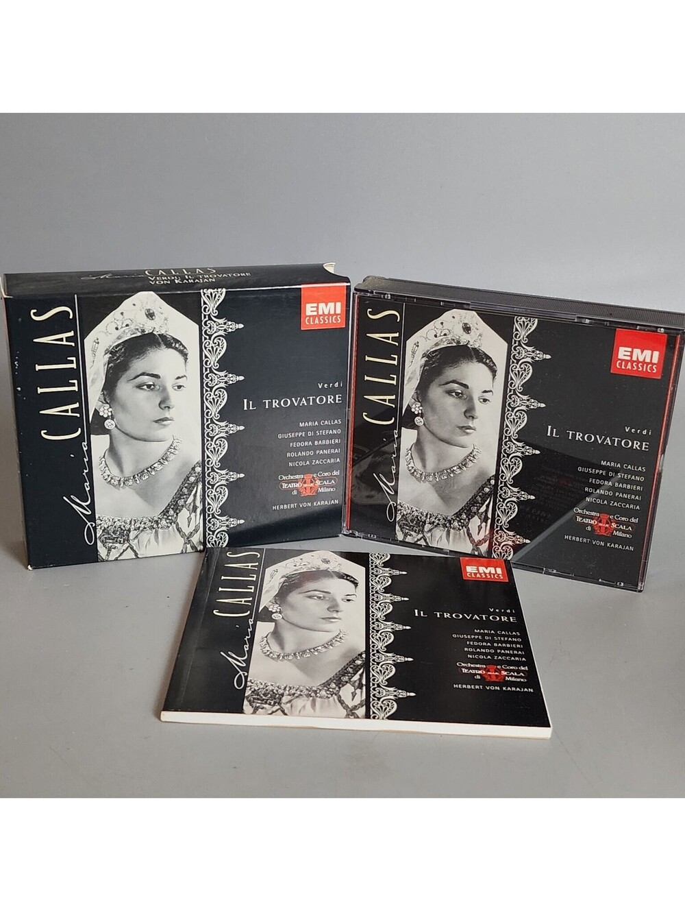 Maria Callas Verdi Il Trovatore 2CD Set EMI Classics Karajan Digital Remaster